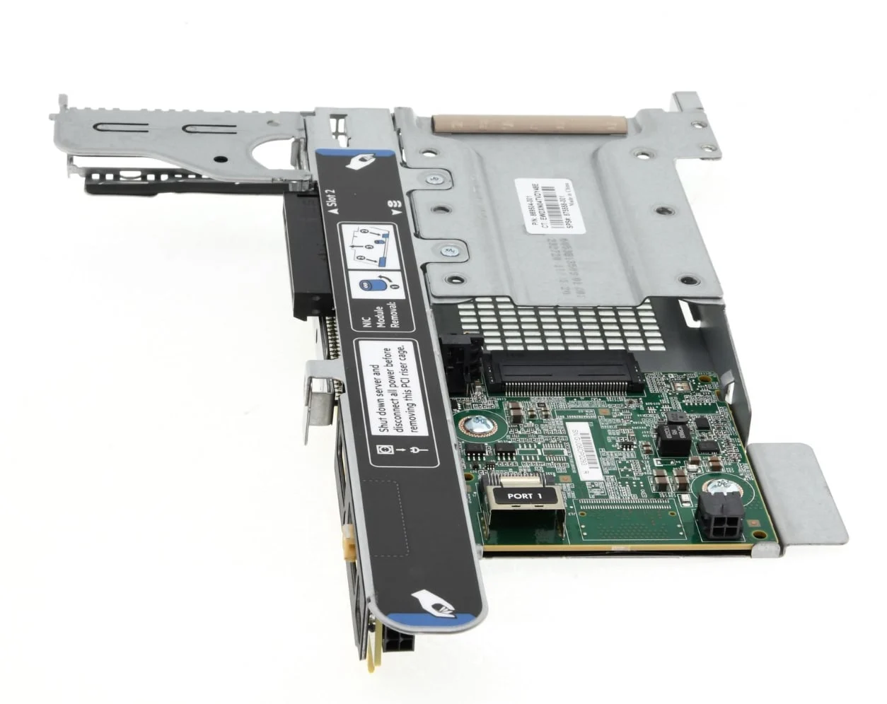 HP DL360 G10 Rear 2x2.5" Cage Riser | P/N: 869504-001